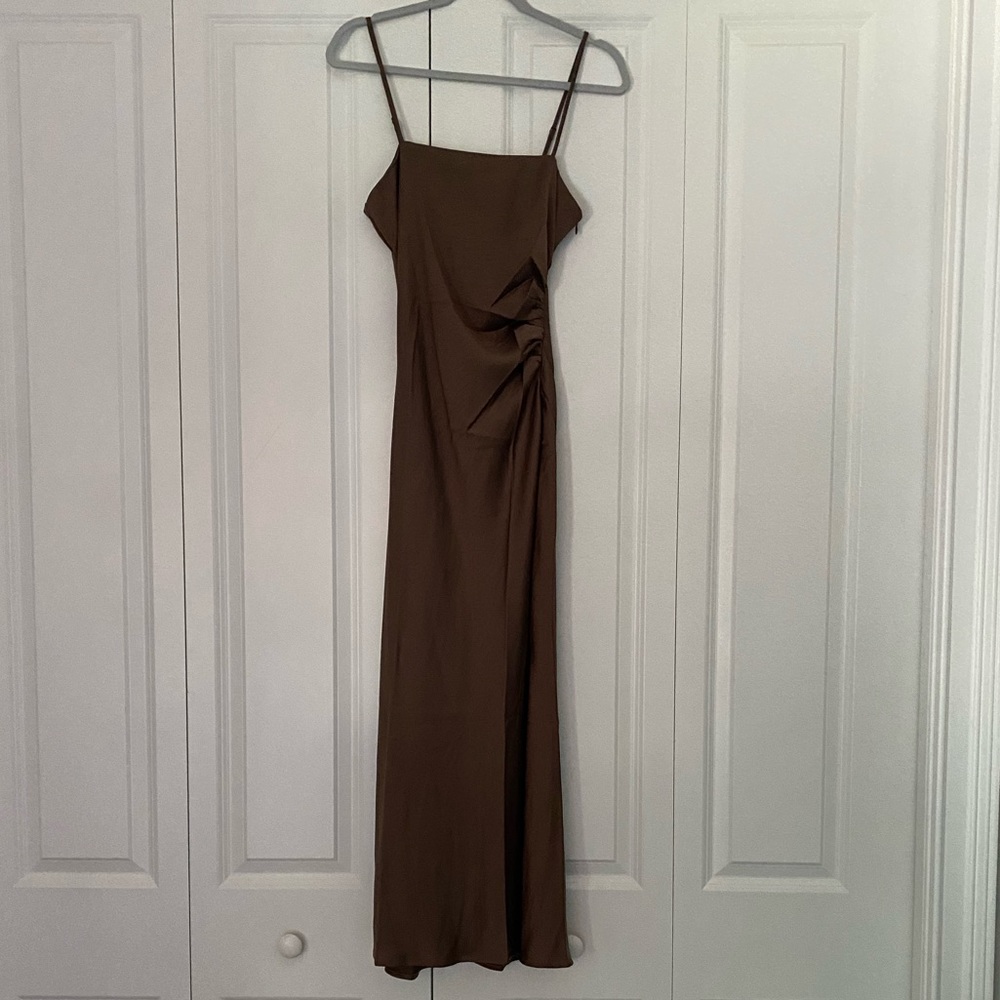 House Of Harlow 1960 Satin Midi Dress